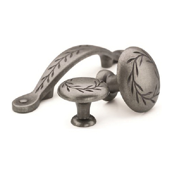 Amerock Nature's Splendor Series BP1580WN Cabinet Pull, 5-1/2 in L Handle, 1 in H Handle, 1 in Projection, Zinc