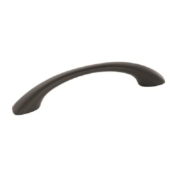 Amerock Allison Value Series BP53003FB Cabinet Pull, 4-13/16 in L Handle, 1-1/16 in H Handle, 1-1/16 in Projection