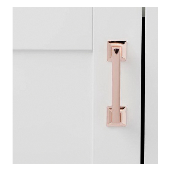 Hickory Hardware Studio Series P3010-14 Cabinet Pull, 3-7/8 in L Handle, 1 in Projection, Zinc, Polished Nickel