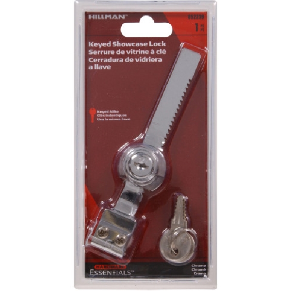 Hardware Essentials 852239 Showcase Lock, Chrome, Steel