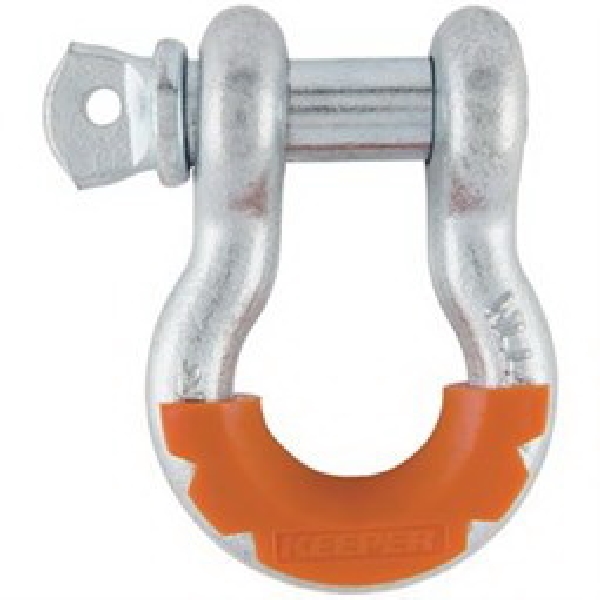 KWA14618 Bow Shackle with Moulded Isolator, 3/4 in, 9500 lb Working Load