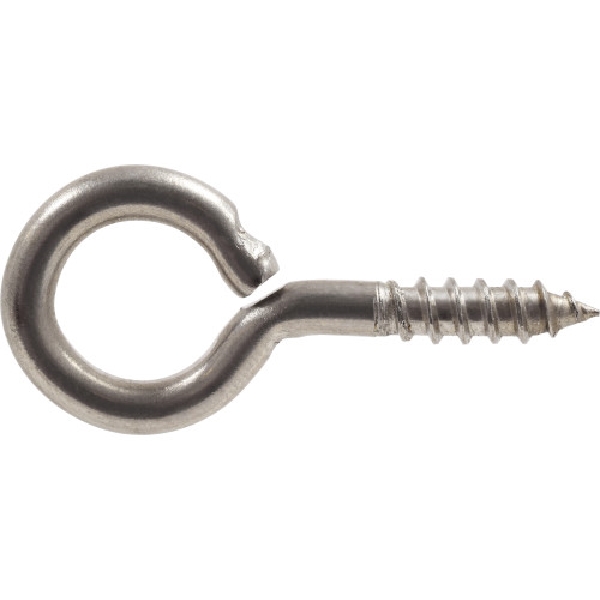 Screw Eye, Hardware Essentials, Stainless Steel, #8 x 1-5/8 in - 2