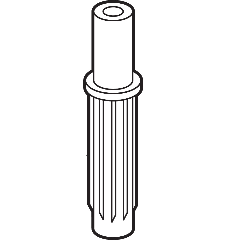 Slide-Co 161678 Pivot Guide, 3/8 in OD x 1-5/8 in L Dimensions, Nylon, Top, 2 CD