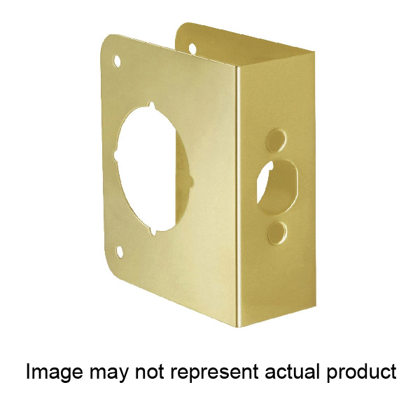 First Watch Security 2051-VB Door Reinforcer, 2-3/8 in Backset, 1-3/8 in Thick Door, Stainless Steel, Vintage Bronze