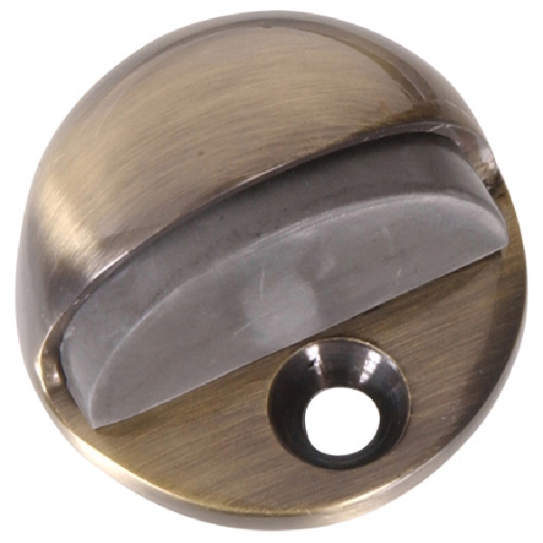 Hardware Essentials 851330 Door Stop, Steel, Antique Brass, 1 PK