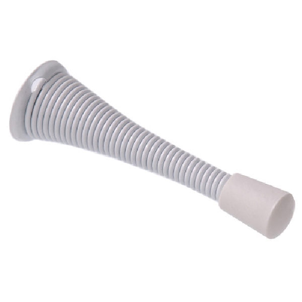 Hardware Essentials 851339 Door Stop, White, Steel