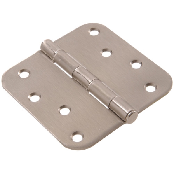 Hardware Essentials 852809 Door Hinge, 5/8 in Corner Radius, Removable Pin, Flush