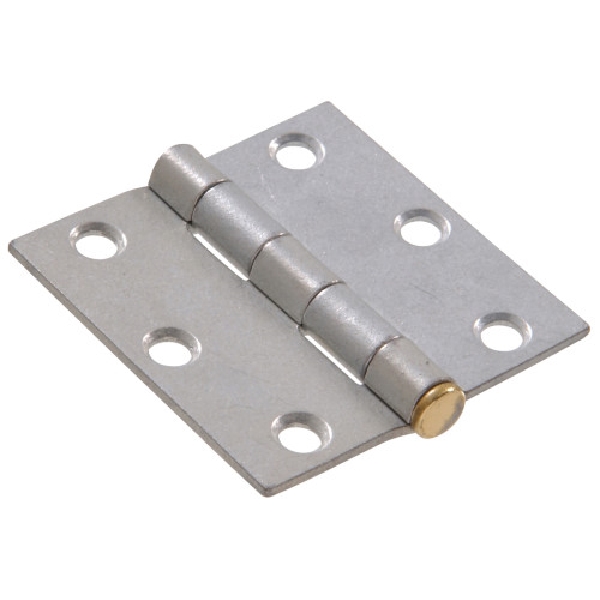 Hardware Essentials 851745 Door Hinge, Galvanized, Fixed Pin, 2-1/2 in L Dimensions