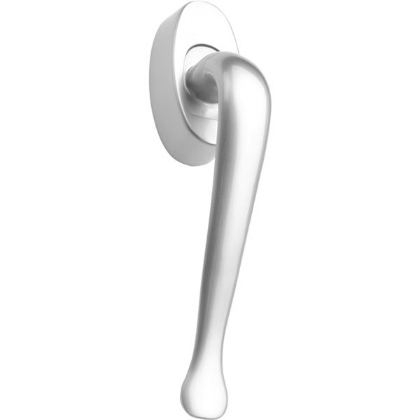 Wright Products Villa Series VIL333WH Pull Handle Latch, White, 1-3/4 in Hole Spacing, 3/4 to 1-1/4 in Thick Door