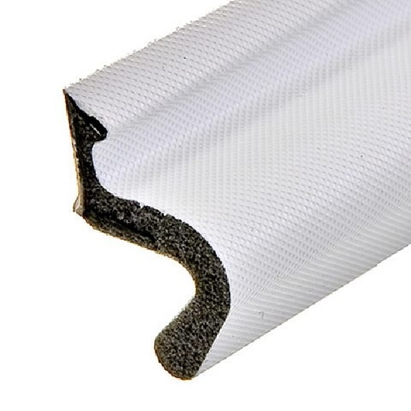 Frost King DS8W/25 Replacement Door Seal, 1 in Thick, 8 ft L, Vinyl Foam, White