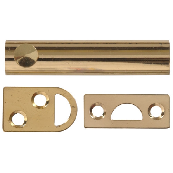 Hardware Essentials 852047 Surface Slide Bolt, Brass, 1/PK