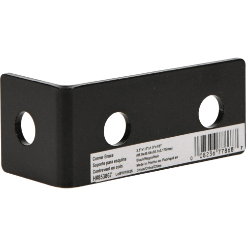 Hillman 853867 Heavy-Duty Offset Corner Brace, 3-1/2 in L, 1-1/2 in W, 1/8 in H