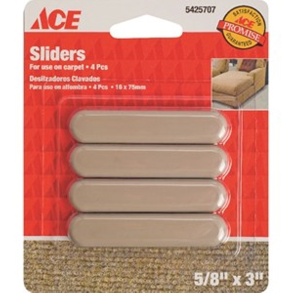 ACE 9457 Slide Glide, Plastic, Brown - 1
