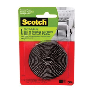 3M SP831-NA Protective Pad Roll, Felt, Brown, 60 in L, 1/2 in W