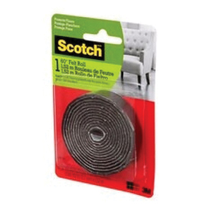 3M SP831-NA Protective Pad Roll, Felt, Brown, 60 in L, 1/2 in W