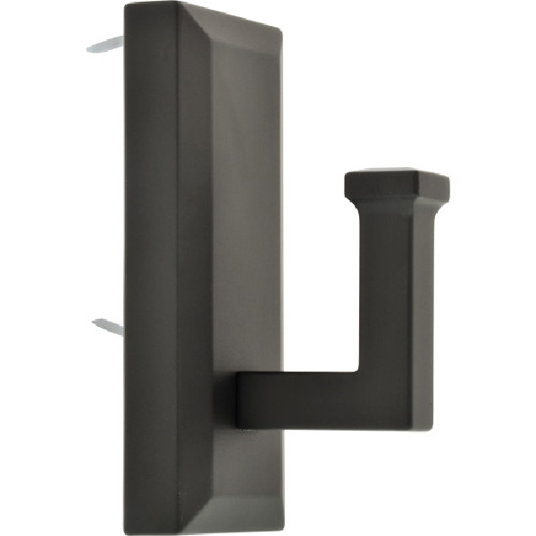 Decorative Hook, High & Mighty, Rectangle, Bronze, 15lb, 1 pk - 2