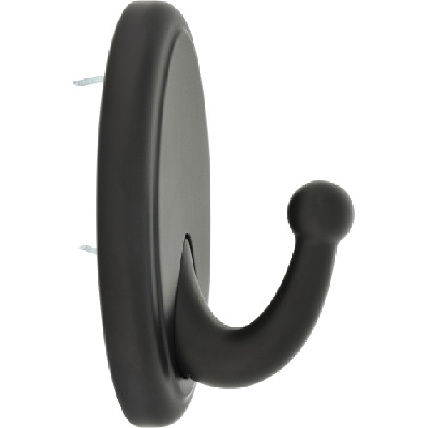Decorative Hook, High & Mighty, Oval, Bronze, 25lb, 1 pk - 2