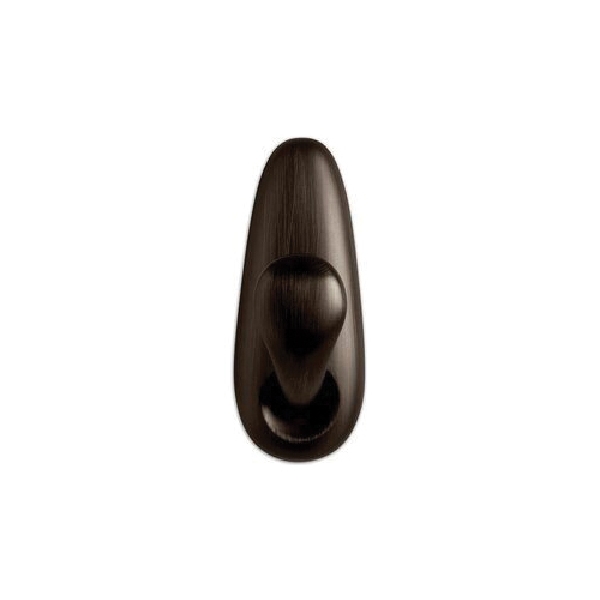 Command Forever Classic Series FC13-ORB-2ES Large Decorative Hook, Metal, Oil-Rubbed Bronze, 5 lb - 3