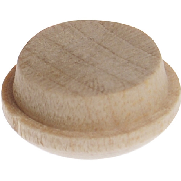 Wood Button, Round-Head, Hillman, 3/8 in - 2