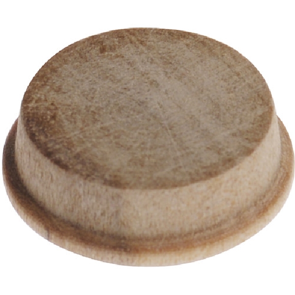 Wood Button, Round-Head, Hillman, 1 in - 2
