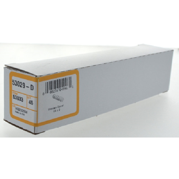 Wood Spiral Dowel, Hillman, Pin 1/4 in x 2 in - 2