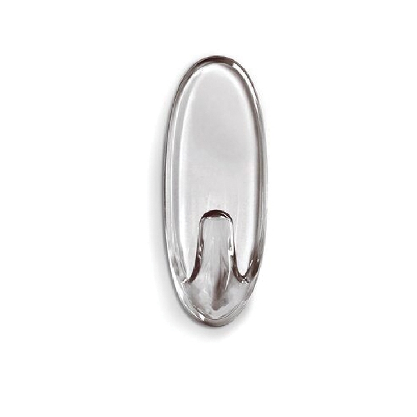 Command 17091CLRAWVPES Medium Window Hook, 2 lb, 5-Hook, Plastic, Clear