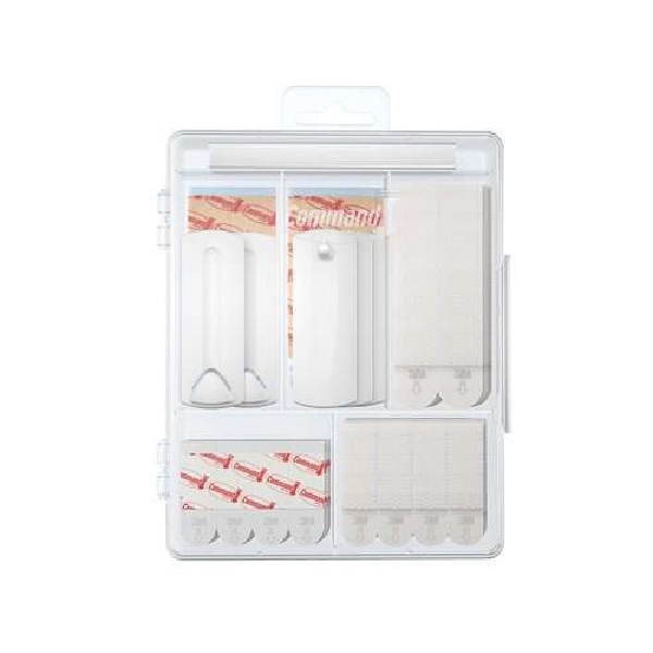 Command 17213-ES Assorted Picture Hanger Kit, Plastic, Clear/White - 2