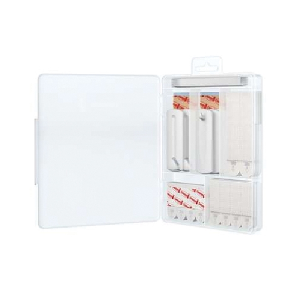 Command 17213-ES Assorted Picture Hanger Kit, Plastic, Clear/White - 3