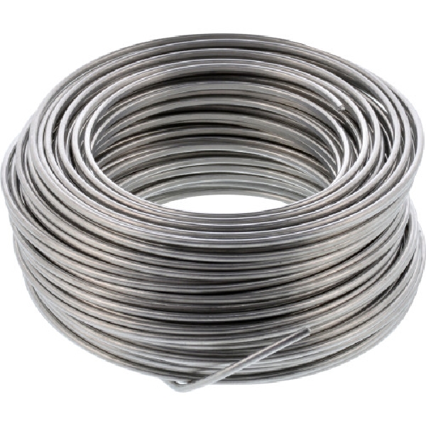 123113 Hobby Wire, #18 Dia, 50 ft L, Aluminum, Aluminum, 10 lb