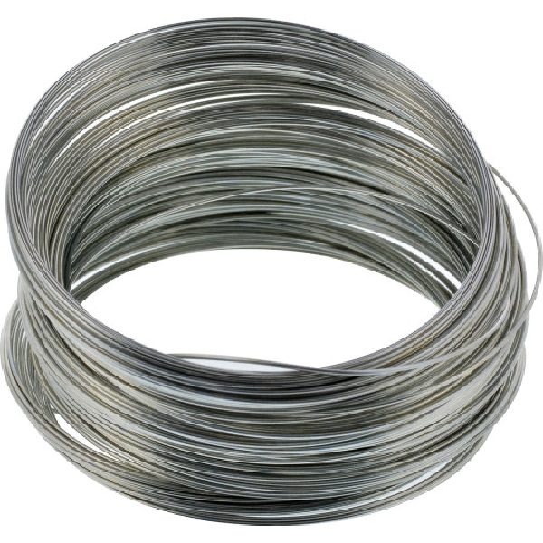 123132 Hobby Wire, #24 Dia, 100 ft L, Galvanized, 10 lb