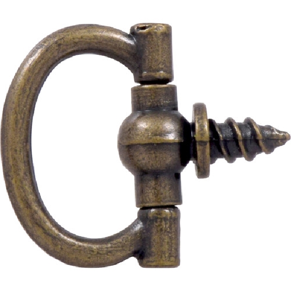 HILLMAN 122226 Decorative Screw-In Ring, Antique Brass - 2