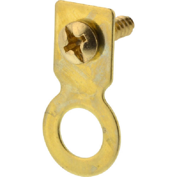 Hillman 122225 Flat Ring Hanger, Brass