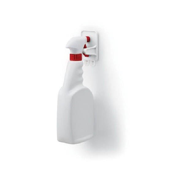 Command 17009-HW2ES Large Spray Bottle Hanger, 32 fl-oz, Plastic, Includes: (2) Hangers, (4) Large Strips