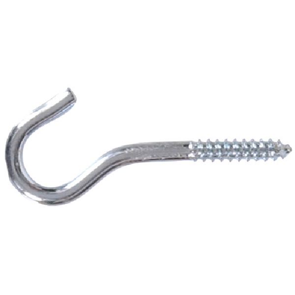 Hardware Essentials 0.192 x 3-3/8 in. Zinc-Plated Round Ceiling Type Screw Hook (25-Pack) 321228