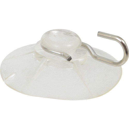Hillman 121027 Suction Cup Hook, Plastic Base, 1 lb Working Load