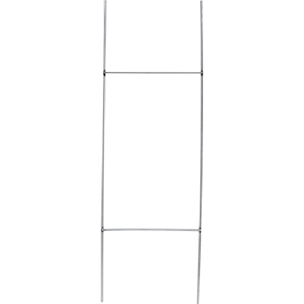 Sign, Hillman, W/Holder Red On White Corrugated Plastic, 6 in x 24 in, Arrow Garage Sale, 1 pk - 3