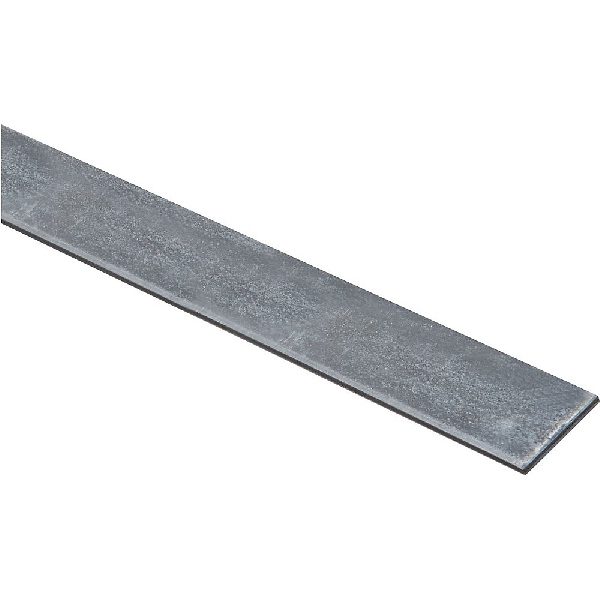 N180-059 Flat Stock, 1-1/4 in W, 48 in L, 0.12 in Thick, Steel, Galvanized, G40 Grade