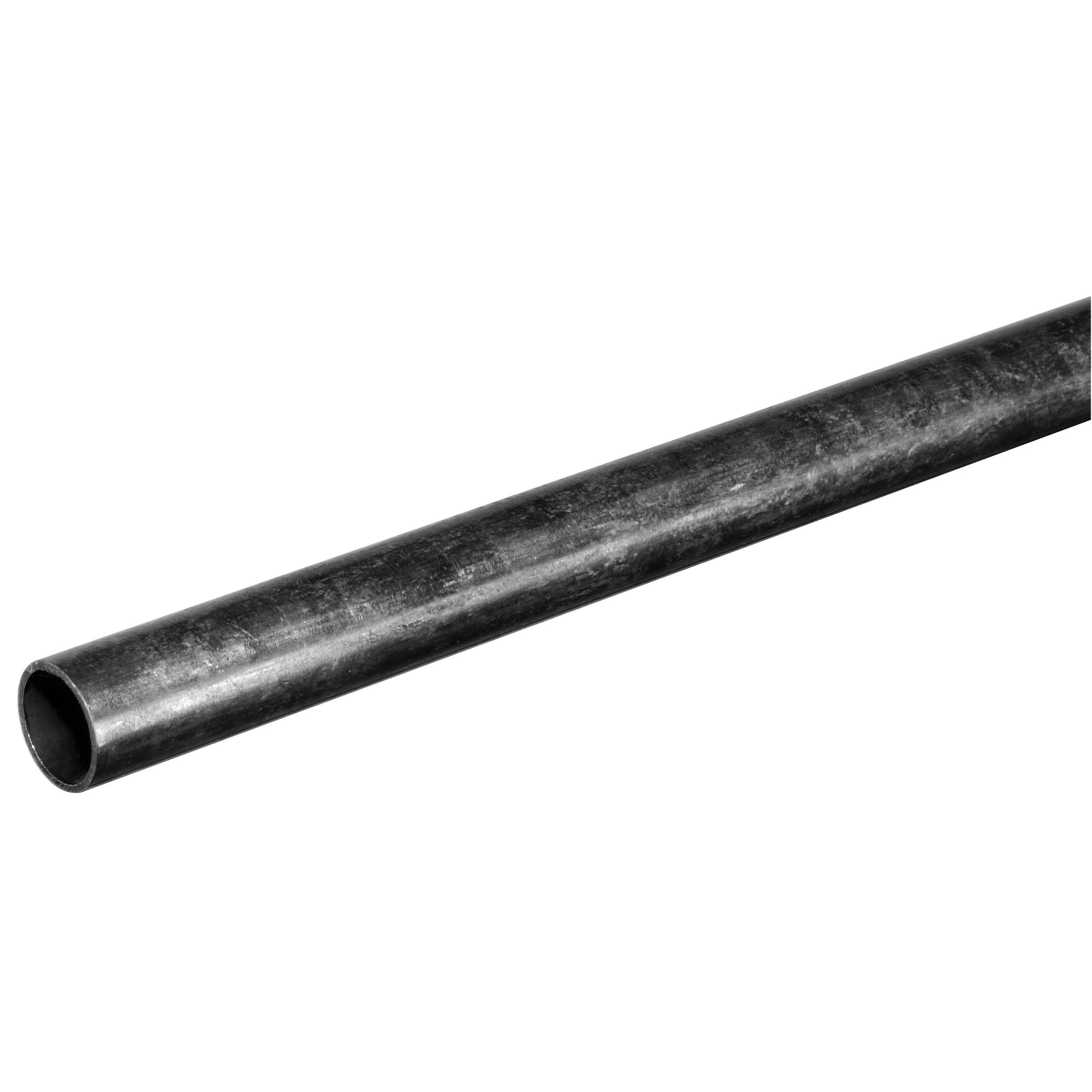 Steelworks 11747 Weldable Tube, Round, 3 ft L, 1/2 in Dia, 5/64 in Wall, Steel, Plain - 4