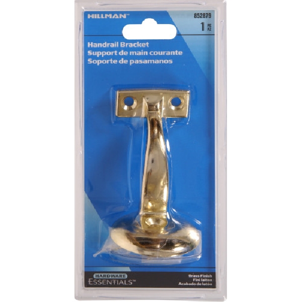 Hardware Essentials 852879 Handrail Bracket, Brass - 2