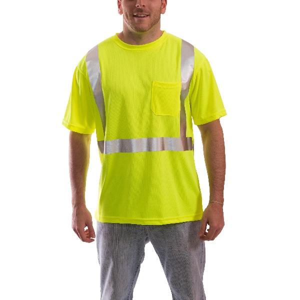 Class 2 High Visibility T-Shirts Lime - XLarge