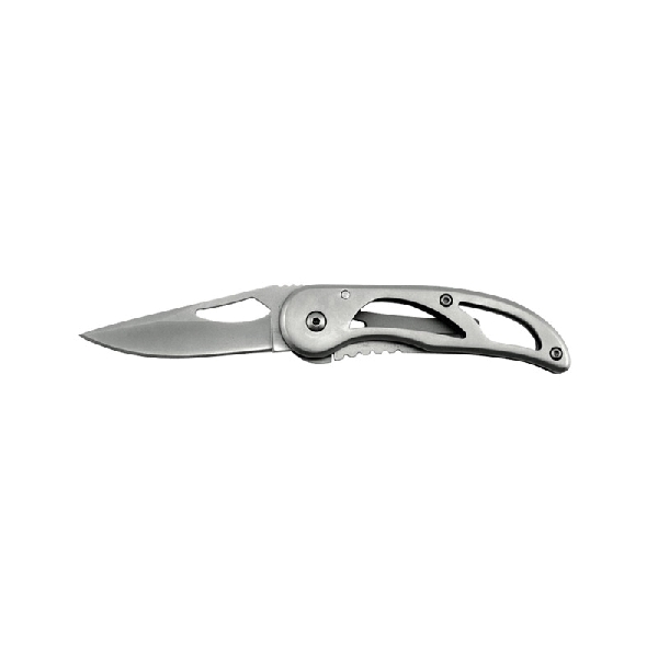 Feather Lite Series 15-891SS Folding Knife, 2-1/4 in L Blade, Stainless Steel Blade, Silver Handle
