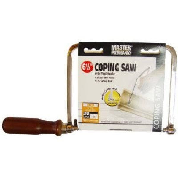602575 Coping Saw, 20 TPI, Wood Handle