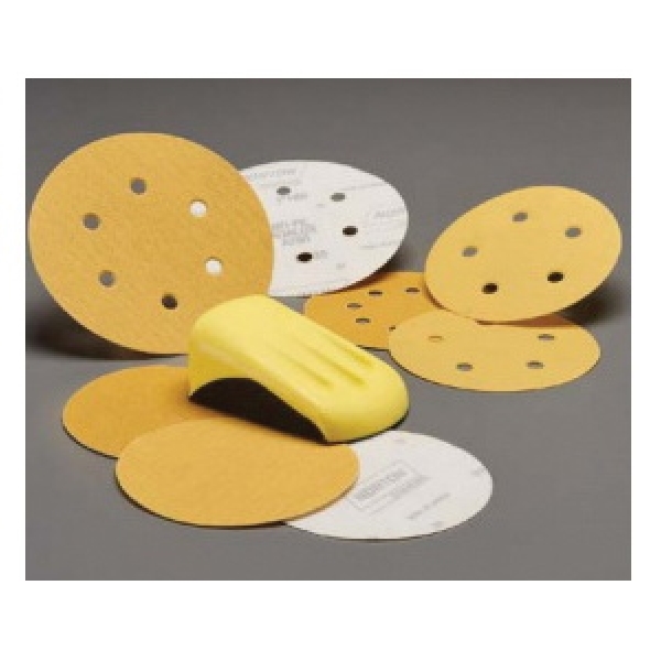 Hook & Sand A290 Series 07660702320 Conversion Pad Disc, 5 in Dia, Reinforced Fiber Backing, Universal Vac