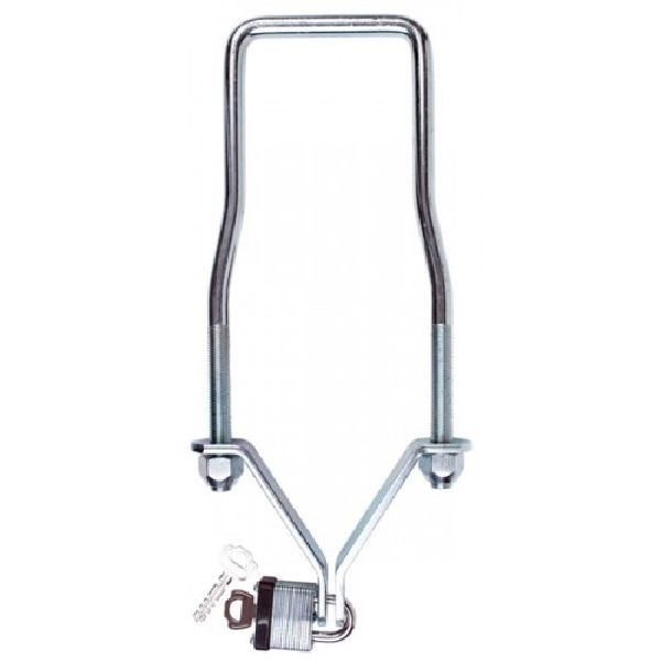 UH628000 Spare Tire Carrier with Lock and Brackets, For: 8 in to 14 in and Most 15 in Wheels