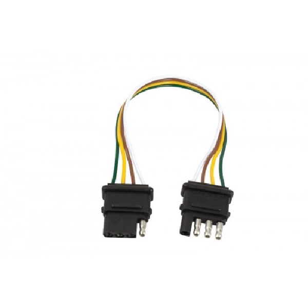 UE048145 Flat Extension Loop with Integrated Ground, 4-Pole, For: 12 V Trailer Wire Circuits