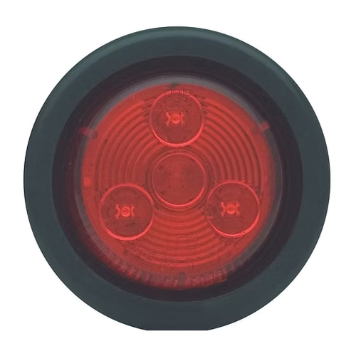 Uriah Products UL174101 Marker/Clearance Light, Round, Sealed, 2 in W, LED Lamp, Red Lens