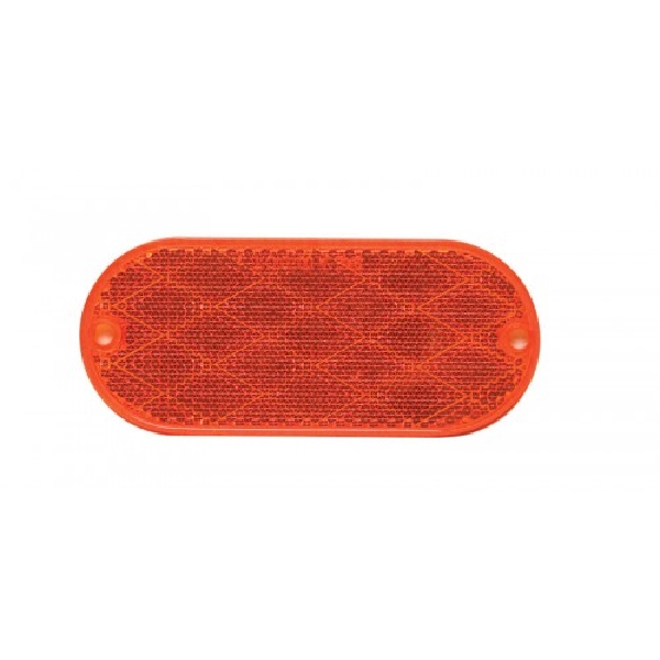 UL480000 Oval Reflector, Amber Lamp