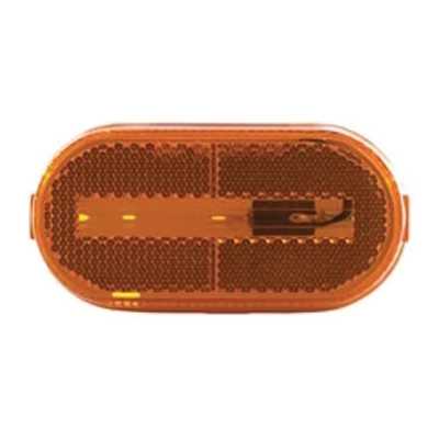Uriah Products UL108000 Marker/Clearance Light, Oval, 4-1/8 in W, 2 in H, Incandescent Lamp, Amber Lens