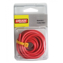 UA501850 Primary Wire, 18 AWG Wire, 12 VDC, Red Sheath, 40 ft L