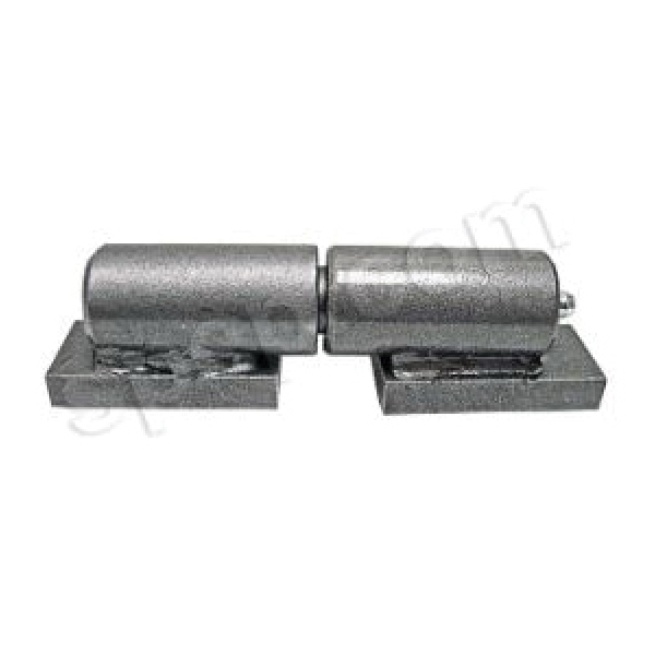 W432 Barrel Hinge with Grease Fitting, Steel, Mill, Fixed Pin